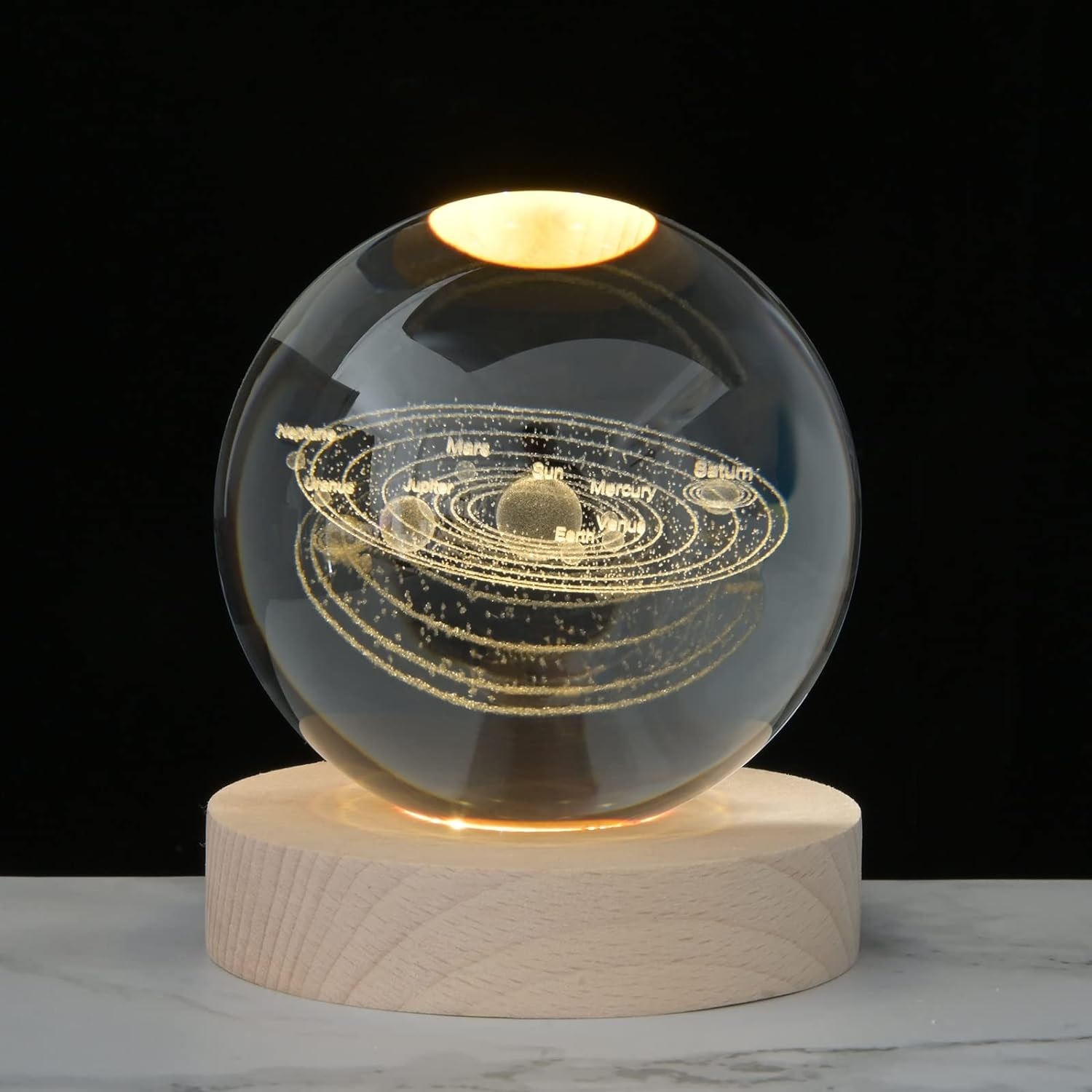 Miniatura 2 de Lampara Bola cristal luz nocturna